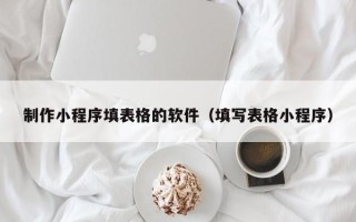 武夷山制作小程序填表格的软件（填写表格小程序）